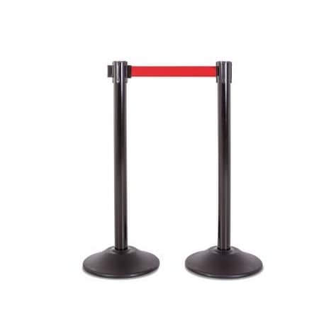 Accuform STEEL STANCHION POSTS BELT COLOR PRT111RD PRT111RD